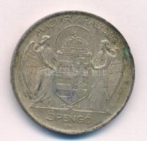 1939. 5P Ag "Horthy balra" T:XF,VF ph., patina Adamo P8.2