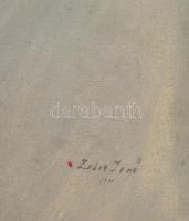 Zobor Jenő (1898-1959): Szerelmespár. Olaj, vászon, jelzett, sérült, 80×60 cm