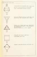 cca 1960-1970 A vízi közlekedés jelzéseinek ismertetése, a Magyar Hajó- és Darugyár kiadványa. Tűzött papírkötés, helyeként foltokkal, (20) p.