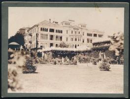 cca 1920 Balatonfüred Hotel keményhátú fotó 12x9 cm