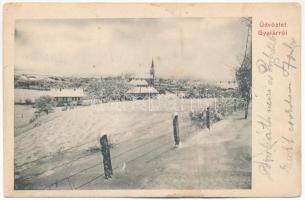 1912 Gyalár, Ghelari; látkép télen / general view in winter (fl)