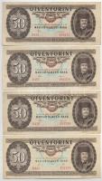 1980. 50Ft + 1986. 50Ft (6x) + 1989. 50Ft T:F közte szép papír