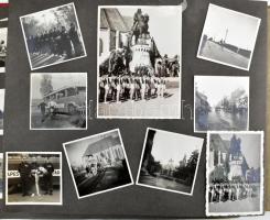 cca 1940 Mucsi József atléta, többszörös magyar bajnok, futó, gyalogló, a PSE sportolójának fotóalbu...