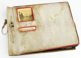 cca 1940 Mucsi József atléta, többszörös magyar bajnok, futó, gyalogló, a PSE sportolójának fotóalbu...