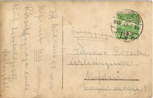 1913 Petrozsény, Petroseni, Petrosani; Bányatiszt / mine officer. photo (EK)