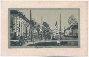 1918 Nagylak, Nadlac; Fő utca. Weisz Márk kiadása / main street