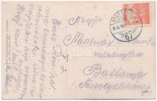 1918 Nagylak, Nadlac; Fő utca. Weisz Márk kiadása / main street