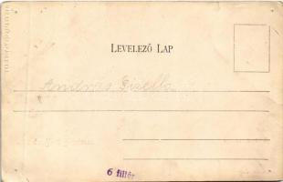 Tőketerebes, Trebisov; község látképe. Ganz Bela kiadása / general view (lyukak / pinholes)