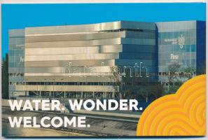 2017. 50Ft Cu-Ni "FINA Vizes Világbajnokság" első napi veret sorszámozott emléklapon "...