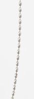 Ezüst (Ag) bogyómintás nyaklánc, jelzett, h: 40 cm, nettó: 2,7 g