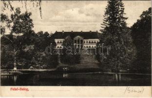 Felsőbalog, Felső-Balog, Vysny Blh (Vámosbalog); Koburg kastély / castle