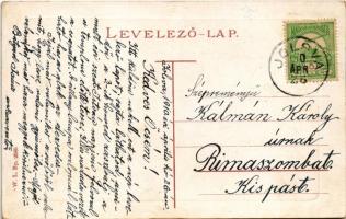 1910 Jolsva, Jelsava; Fő tér, Koburg hercegi kastély, katonák. W.L. Bp. 2585. / main square, castle,...