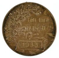 Nemes György (1885-1958) 1933. "Magyar Labdarúgók Alszövetsége / Téli túra I/15 - II/15" e...