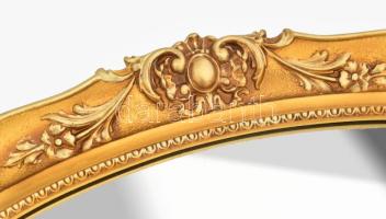 Blondel kerettel tükör, sérült, műgyanta 86x65 cm CSAK SZEMÉLYES ÁTVÉTEL/ONLY PERSONAL COLLECTION