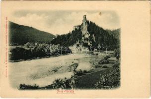 Árvaváralja, Oravsky Podzámok; Vág folyó mentén, vár. Gansel Lipót 186., Dr. Pattantyús A.M. felvétele / Váh riverside, castle