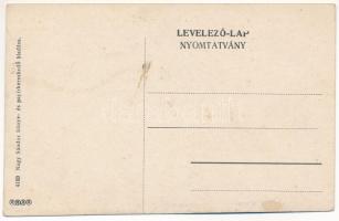 Mosóc, Mosovce; utca, evangélikus templom. Nagy Sándor kiadása / street, Lutheran church (Rb)