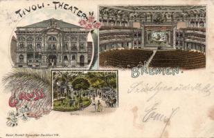 1898 Bremen Tivoli Litho (small tear)