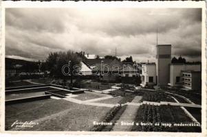 1941 Kovászna, Covasna; Strand a borvíz és iszap medencékkel / spa, pools