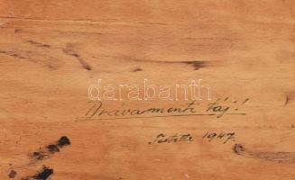 Hermann Lipót (1884-1972): Fürdőző aktok. Olaj, falemez. Jelezve balra lent. Kissé sérült. Dekoratív...