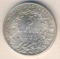Vatikán 1870. 5L IX. Pius hamisítvány T:3+