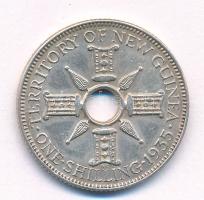 Új-Guinea 1935. 1Sh Ag T:AU New Guinea 1935. 1 Shilling Ag C:AU Krause KM#5