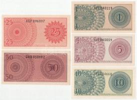 Indonézia 1964. 1s-50s (5xklf) T:UNC,AU
Indonesia 1964. 1 Sen - 50 Sen (5xdiff) C:UNC,AU