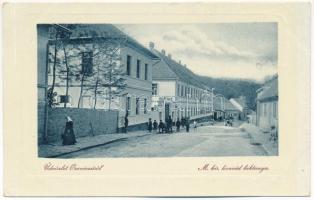 Oravica, Oravita; M. kir. honvéd laktanya. W.L. Bp. 1215. 1910/13. / military barracks (EK)