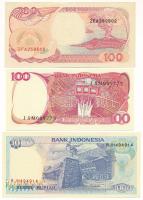 Indonézia 1984. 100R + 1992. 100R + 1000R T:UNC,AU Indonesia 1984. 100 Rupiah + 1992. 100 Rupiah + 1000 Rupiah C:UNC,AU