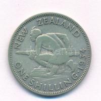 Új-Zéland 1934. 1Sh Ag "V. György" T:VF New Zealand 1934. 1 Shilling Ag "George V&quo...