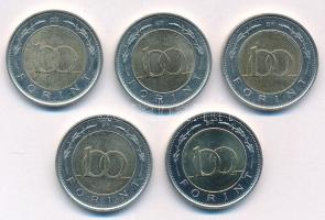 2022. 100Ft "Pénzmúzeum" (5x) T:AU,XF