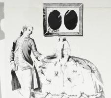 Bálint Endre (1914-1986): Cím nélkül XXII. Montázs, farost, hátoldalán jelzett és datált (Bálint 985...