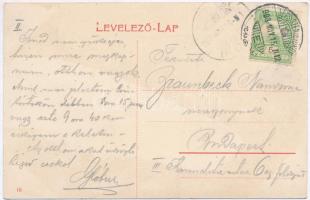 1908 Sepsiszentgyörgy, Sfantu Gheorghe; Olt híd / Alt river, bridge