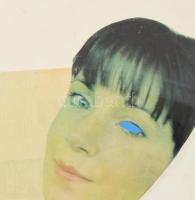 Bálint Endre (1914-1986): Cím nélkül VI. Montázs, farost, hátoldalán jelzett és datált (Bálint 985 V...