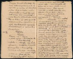 1902 Latin fordítások Liviusból, írja: Szintén György, kézzel írt füzet, kb. 40 beírt oldal, ceruzás...