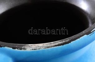 Art deco amfóraváza, jelzés nélkül, szájánál kopással, m: 44 cm