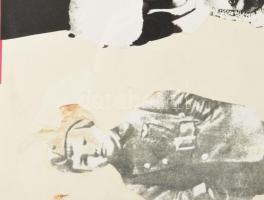 Bálint Endre (1914-1986): Cím nélkül IX. Montázs, farost, hátoldalán jelzett és datált (Bálint 985 V...