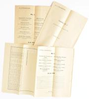 1914 K.u.k. Kriegsministerium Verlustliste Nr.1. - veszteséglista + Nr. 2. sebesültek és betegek