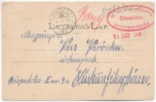 1940 Alsóilosva, Alsó-Ilosva, Ilisua; Hye-kastély / castle + "M. KIR. POSTA 192" + "M...