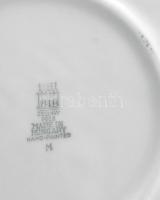 Zsolnay birkózó medvék. Kézzel festett, jelzett, terv.: Markup Béla. Hibátlan, m: 31 cm