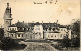 1915 Osztopán, Tallián kastély. Szénásy kiadása (fl)