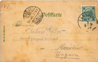 1900 Lambach, Wallfahrtskirche Paura, Sparkasse, Stift, Flachsspinnerei in Stadtl-Paura, K.k. Staats...