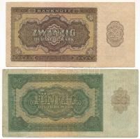 NDK 1948. 20M + 50M T:F
GDR 1948. 20 Mark + 50 Mark C:F
Krause P#13, P#14