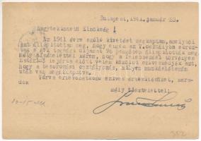 1941 Steiner Dezső cukrász-, ostya-, tápszer- és fagylaltárus reklámlapja és saját levele, jegeskávé...