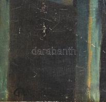 Pap Emil (1884-1955): Menyecske. Olaj, vászon. Jelezve balra lent. Sérült. Dekoratív fakeretben. 78×...