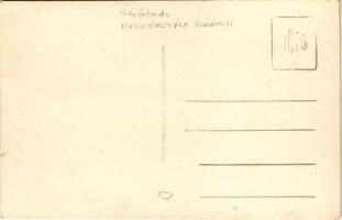 Ismeretlen település, Cséplés a MÁV Gépgyár cséplőgépével, aratás. photo