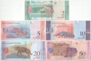 Venezuela 2016-2018. 2B-10.000B (10xklf) T:UNC,AU
Venezuela 2016-2018. 2 Bolívares - 10.000 Bolívar...