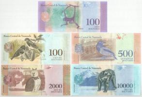 Venezuela 2016-2018. 2B-10.000B (10xklf) T:UNC,AU
Venezuela 2016-2018. 2 Bolívares - 10.000 Bolívar...