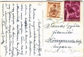 1959 Alsópéterfa, Unterpetersdorf; Strasse. Verlag Foto Egelseer / utca / street