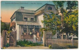 Solca, Szolka (Bucovina, Bukowina); Vila Dr. Culacov / villa. Verlag Josef Fessler (EK)