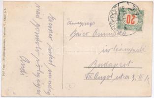 1916 Ungvár, Uzshorod, Uzhhorod, Uzhorod; Főgimnázium. Vasúti levelezőlapárusítás 2457. / school